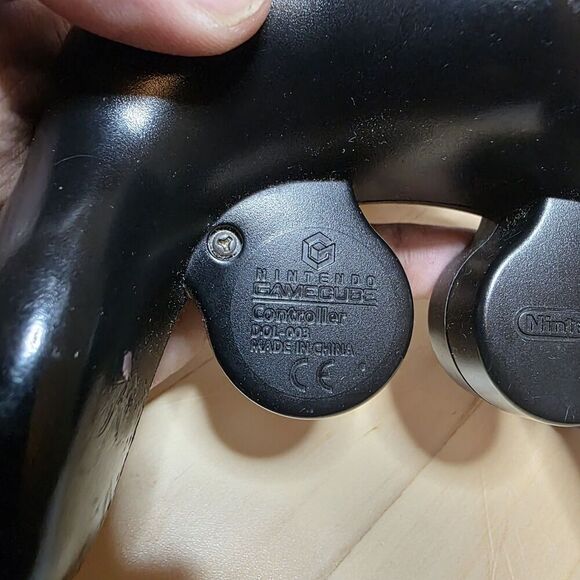 Nintendo GameCube Controller Black Dol-003 OEM Original Authentic Working - Picture 3 of 3